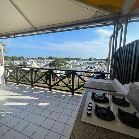 公寓 Welc-om Lignano Swim And Fun With Dock View